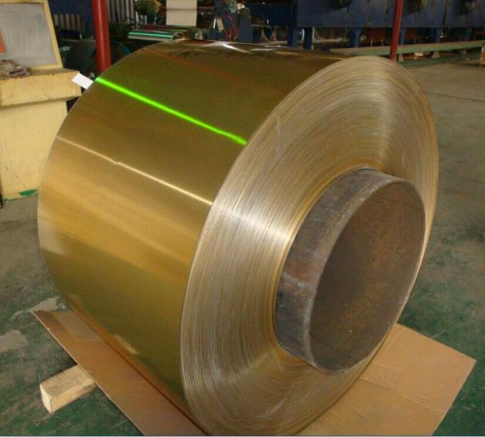 Papel de aluminio hidrofílico de oro Finstock para el aire acondicionado