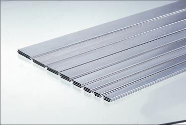 Tubo de aluminio del radiador de 3003 transferencias de calor, tubería rectangular de aluminio de Multiport para el refrigerador de aceite