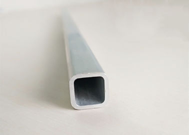Tubo de aluminio sacado soldado con autógena, piezas de aluminio del radiador en color plata