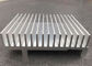Series de laminado en caliente sacada adaptable de plata 6063 del radiador de la aleación de aluminio 6000