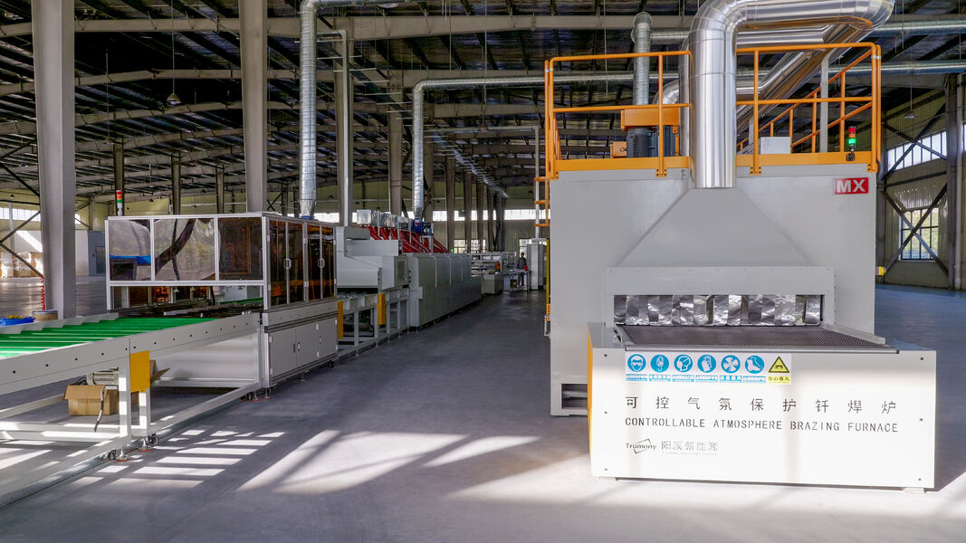 Trumony Aluminum Limited línea de producción del fabricante