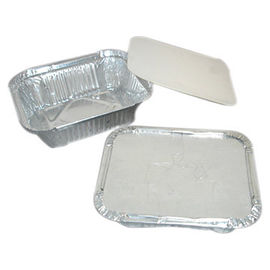Peso estándar de aluminio de los envases de comida del cuadrado de gran tamaño para el almacenamiento de la comida
