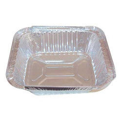 El envase H24 del papel de aluminio del cuadrado lubricó la superficie para la comida para llevar