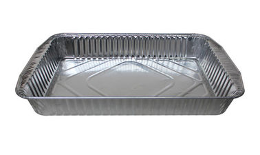 Envases de comida del papel de aluminio de la línea aérea/bandejas de aluminio para el lacre de la comida