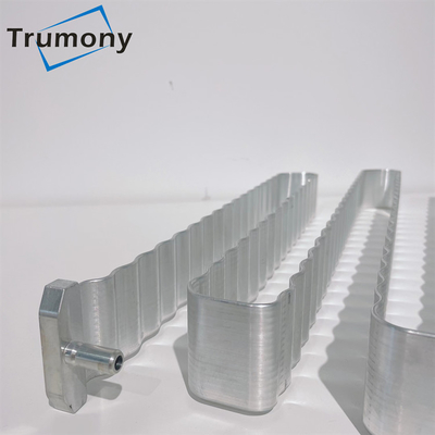 Tubo de enfriamiento de aluminio de la cinta de la transferencia de calor convectiva para 21700 baterías cilíndricas