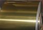 Bobina industrial del papel de aluminio de la capa de oro de epoxy del color para el aire acondicionado
