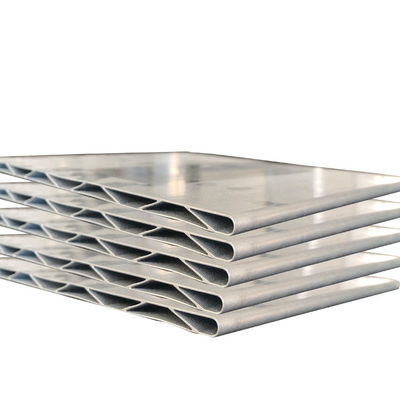 Rectángulo de aluminio del tubo del microcanal del cambiador de calor alrededor de la forma