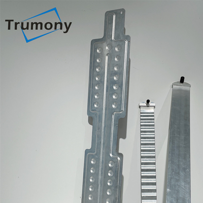 4695 Tubo de refrigeración de aluminio de alta disipación térmica para grandes celdas de batería