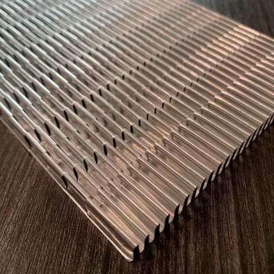 Las aletas del enfriador de aire microcanal tubo plano de aluminio de papel aleteo disipador de calor partes del intercambiador de calor personalizado para el evaporador del radiador