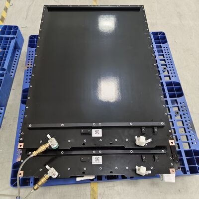 Calidad Paquete de batería de aluminio estampado Revestimiento inferior con placa de enfriamiento de líquido con brasado y aislamiento de espuma de PU Fábrica