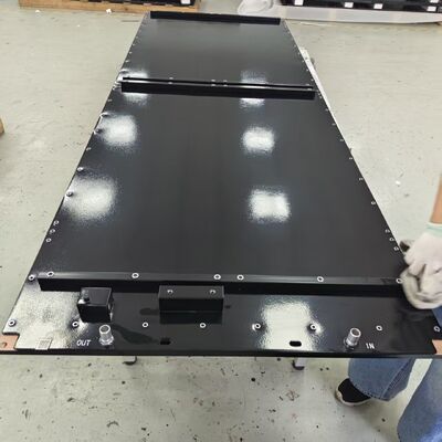 Calidad Placa de frío líquido de alta eficiencia de aluminio de refrigeración por agua con soldadura continua para batería y centro de datos de vehículos eléctricos Fábrica