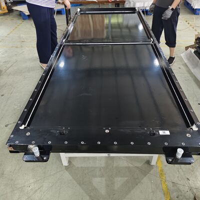 Calidad IATF16949 Placa de refrigeración por agua de brasado continuo de aluminio personalizado Placa de refrigeración líquida de aluminio para batería Fábrica