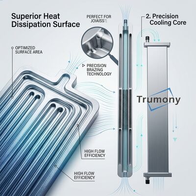 Calidad Aluminum Liquid Cooling Plate Thermal Management for EV Battery Storage Systems Fábrica