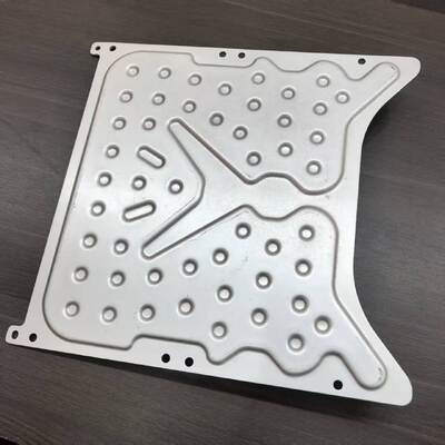 Calidad Placa de refrigeración líquida de aluminio ligero para módulo de batería de celda de bolsa 450x350mm Fábrica